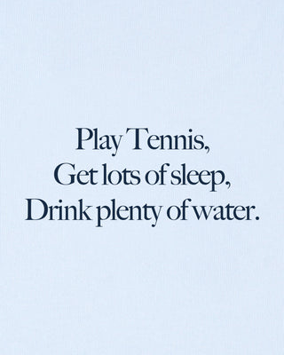 Play Tennis T-Shirt - Ciel/Navy