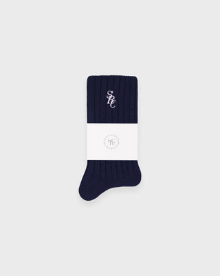SRC Rib Socks - Navy