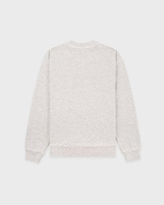 Varsity Crest Crewneck - Heather Gray/Red