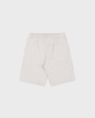 Varsity Crest Gym Short - Heather Gray/Red