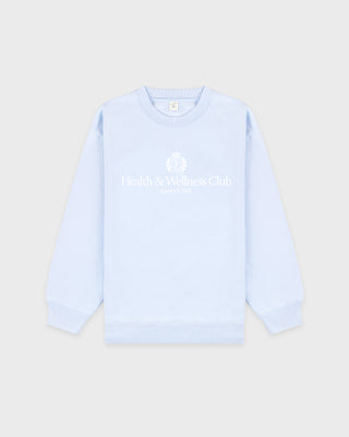 H&W Crest Crewneck - Ciel