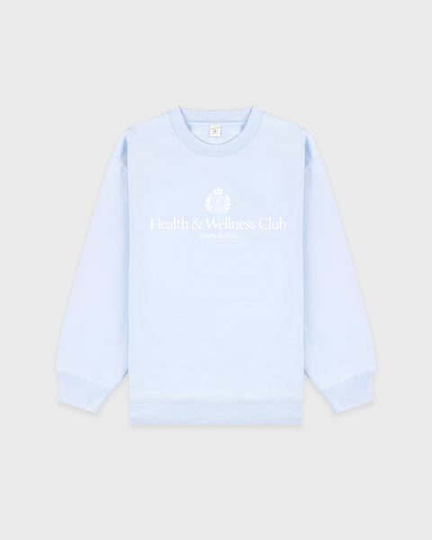 H&W Crest Crewneck - Ciel
