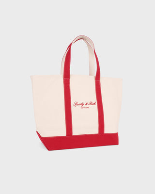 Signature NY Logo Medium Tote - Natural