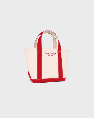 Signature NY Logo Mini Tote - Natural