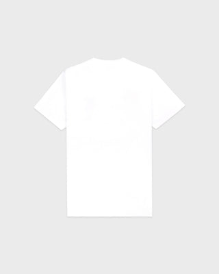 H&W Crest T-Shirt - White/Light Navy