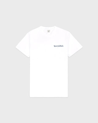 Drink More Water T-Shirt - White/Light Navy