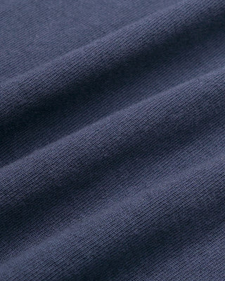 H&W Crest Embroidered Crewneck - Light Navy/White