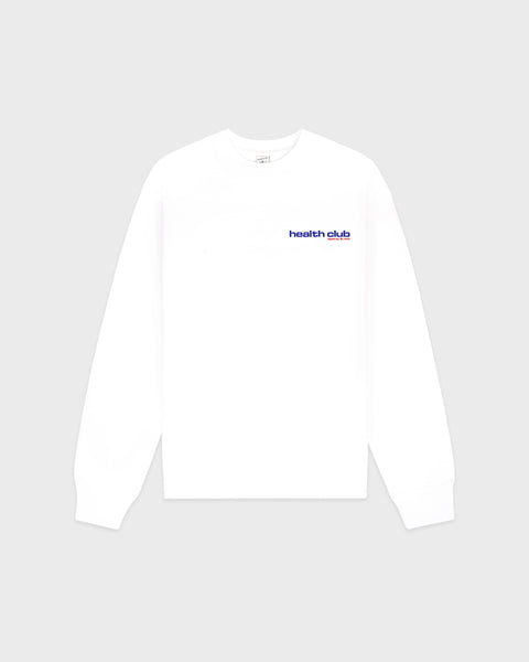 Bold Health Crewneck - White/Red