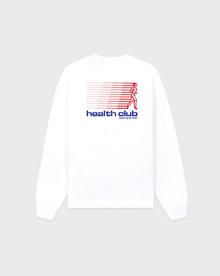 Bold Health Crewneck - White/Red
