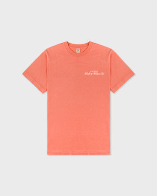 H&W Club T-Shirt - Flamingo/White