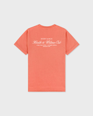 H&W Club T-Shirt - Flamingo/White