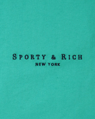 Title Embroidered Gym Short - Amalfi Green/Light Navy