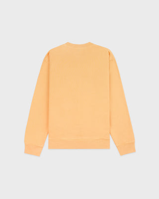 Title Embroidered Crewneck - Limone/Light Navy