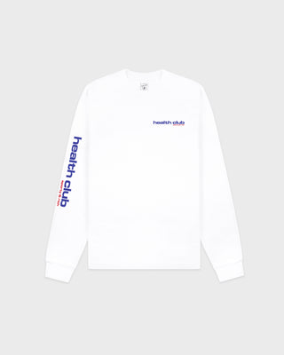 Bold Health Longsleeve - White/Red