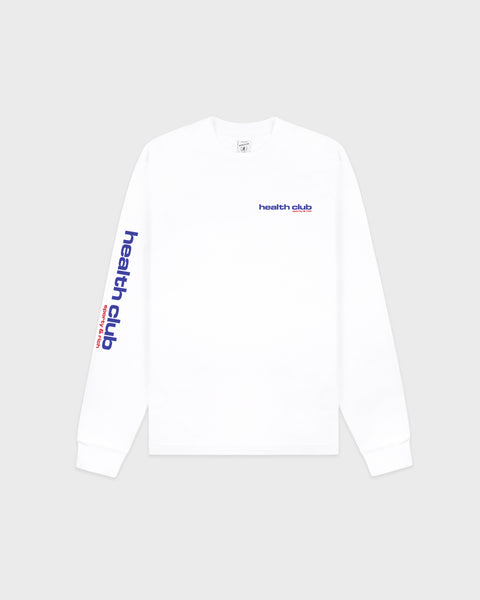Bold Health Longsleeve - White/Red