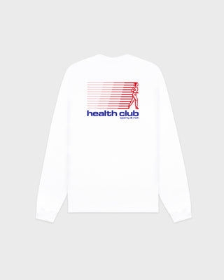 Bold Health Longsleeve - White/Red