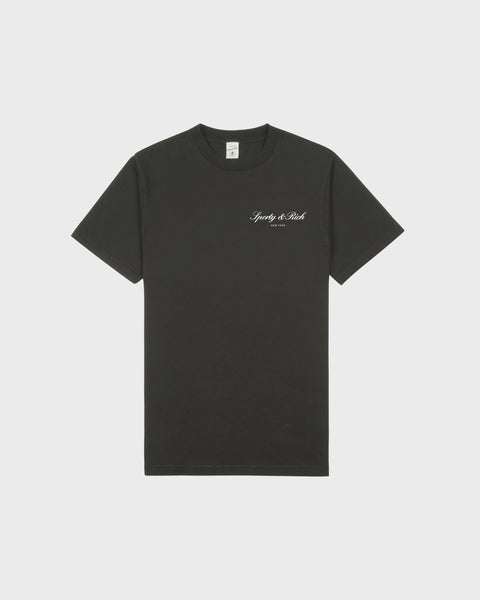 Signature NY T-Shirt - Faded Black/White