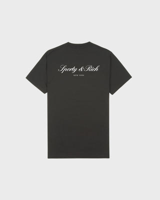 Signature NY T-Shirt - Faded Black/White