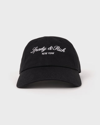 Signature NY Hat - Faded Black/White