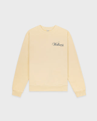 Avenue Crewneck - Almond/Navy
