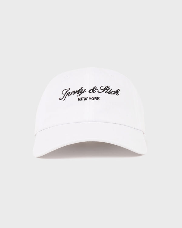 Signature NY Hat - White/Black