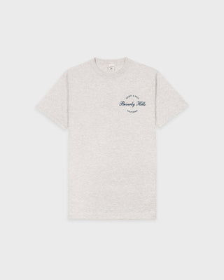 Beverly Script T-Shirt - Heather Gray/Navy