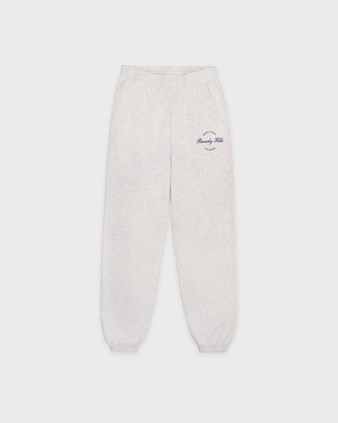 Beverly Script Sweatpant - Heather Gray