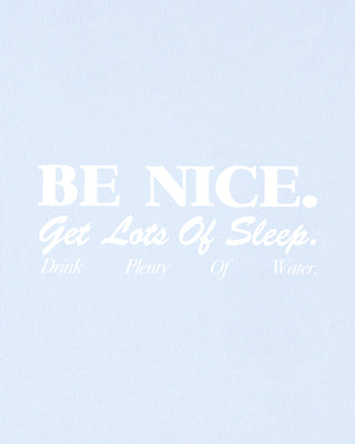 Be Nice T-Shirt - Mist/White