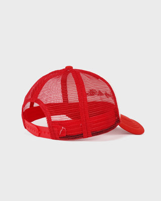 Signature Logo Trucker Hat - White/Red