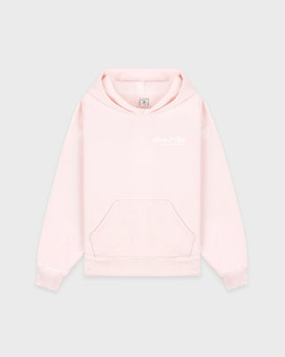 International Hoodie - Clear Pink/White