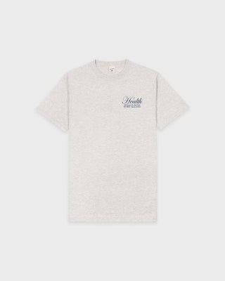 NY Health T-Shirt - Heather Gray/Light Navy