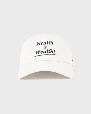 Health is Wealth Hat - Ecru/White