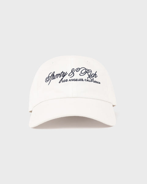 International Hat - Ecru/Light Navy