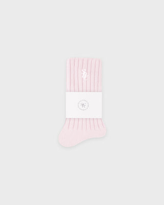 SRC Rib Socks - Clear Pink/White