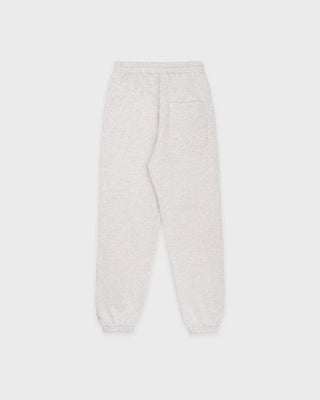 Serif Logo Embroidered Sweatpant - Heather Gray