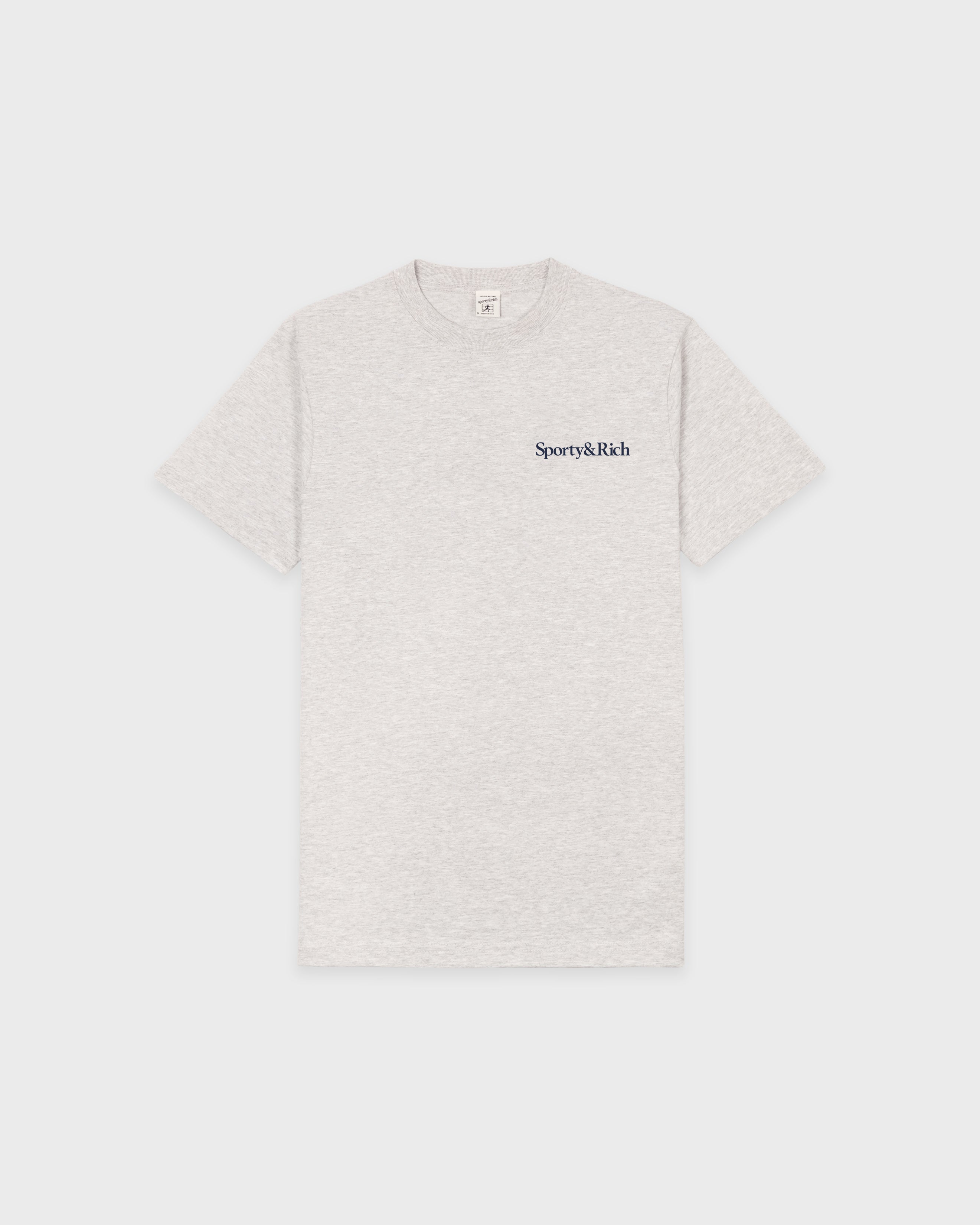 【may】Sporty&amp;Rich Health is Wealth シャツ Health is Wealth T-Shirt - White/Azure – Sporty & Rich
