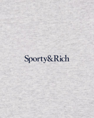 Health Is Wealth T-Shirt - Heather Gray/Navy