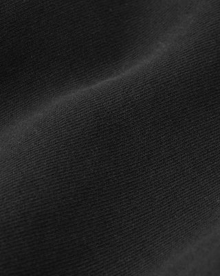 Serif Logo Embroidered Wide Sweatpant - Faded Black/White