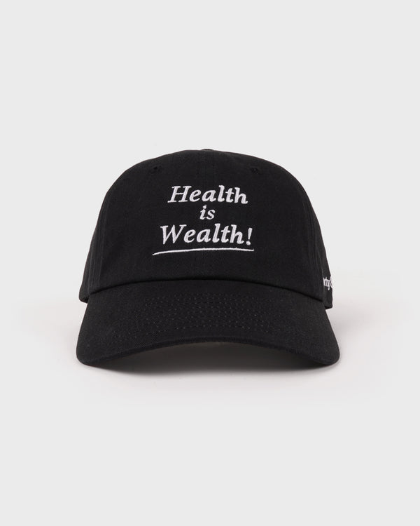 Health is Wealth Hat - Faded Black