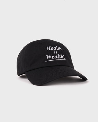 Health is Wealth Hat - Faded Black