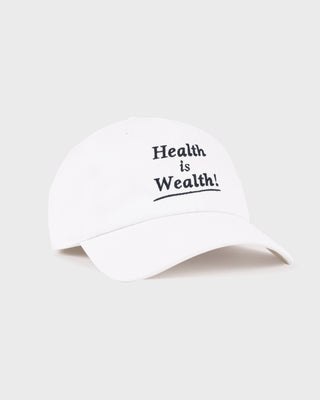 Health is Wealth Hat - White