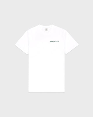 Play Tennis T-Shirt - White/Forest