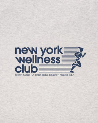 USA Wellness Club Crewneck - Heather Gray/Light Navy