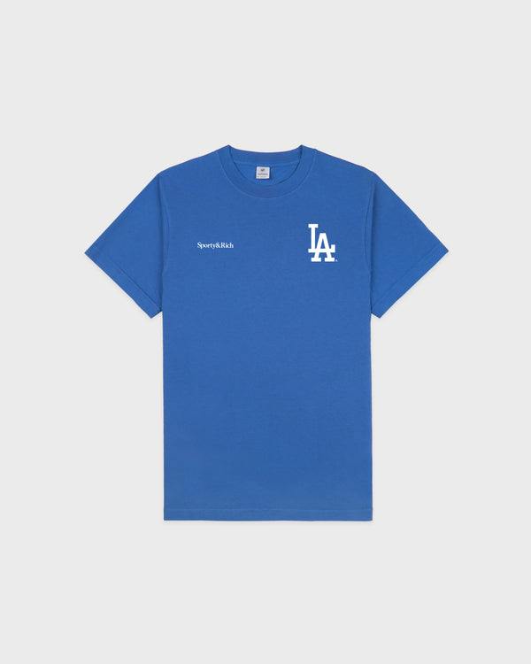 Dodgers Serif T-Shirt - Team Blue/White
