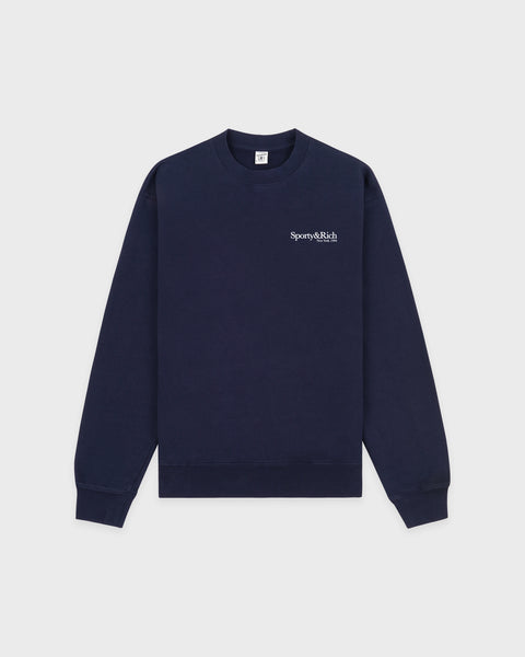 HWCNY Crewneck - Dark Navy/White