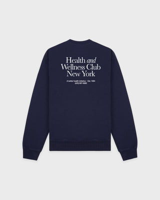 HWCNY Crewneck - Dark Navy/White