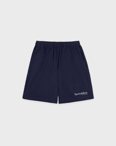 HWCNY Gym Short - Dark Navy/White