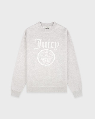 Juicy Emblem Crewneck - Heather Gray
