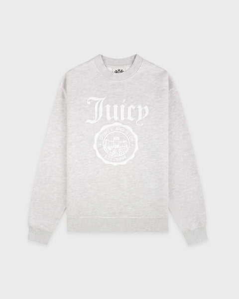 Juicy Emblem Crewneck - Heather Gray
