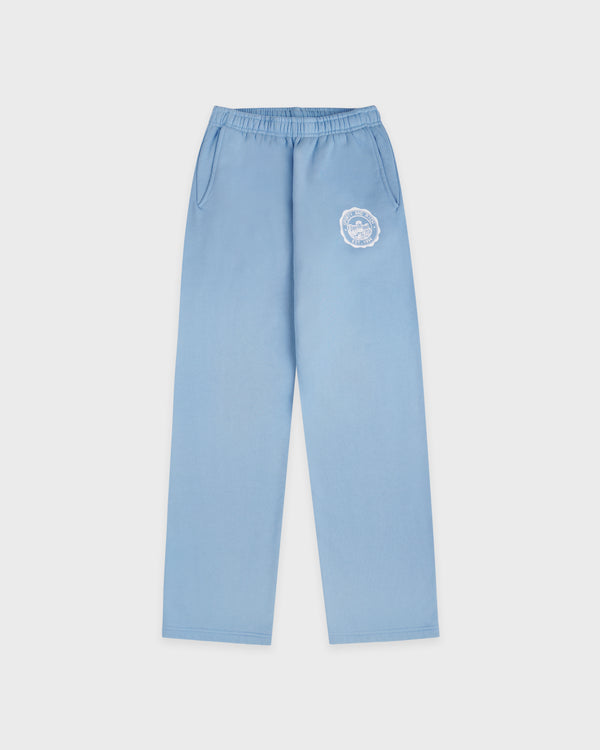 Juicy Emblem Wide Sweatpant - Sky Blue